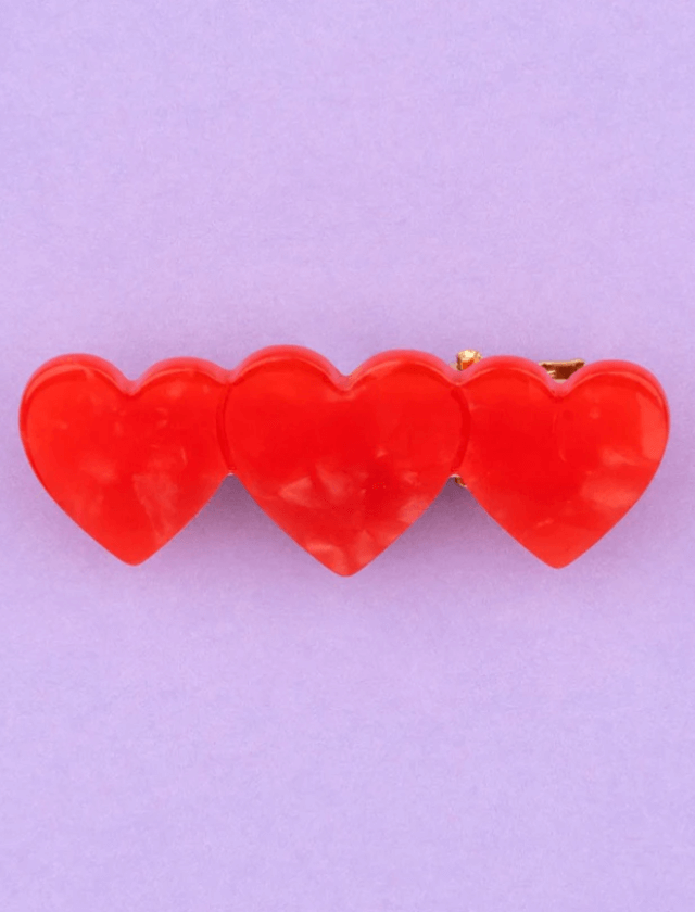 Barrette Cœurs