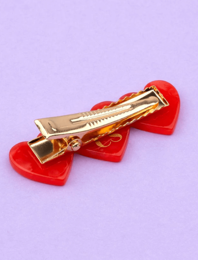 Barrette Cœurs