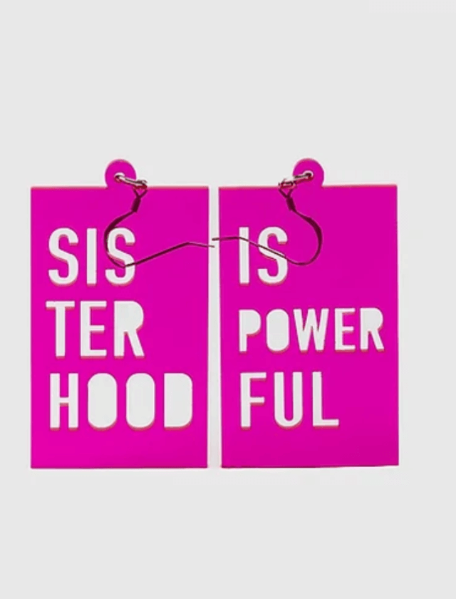 Boucles d'oreilles - Sisterhood is powerful