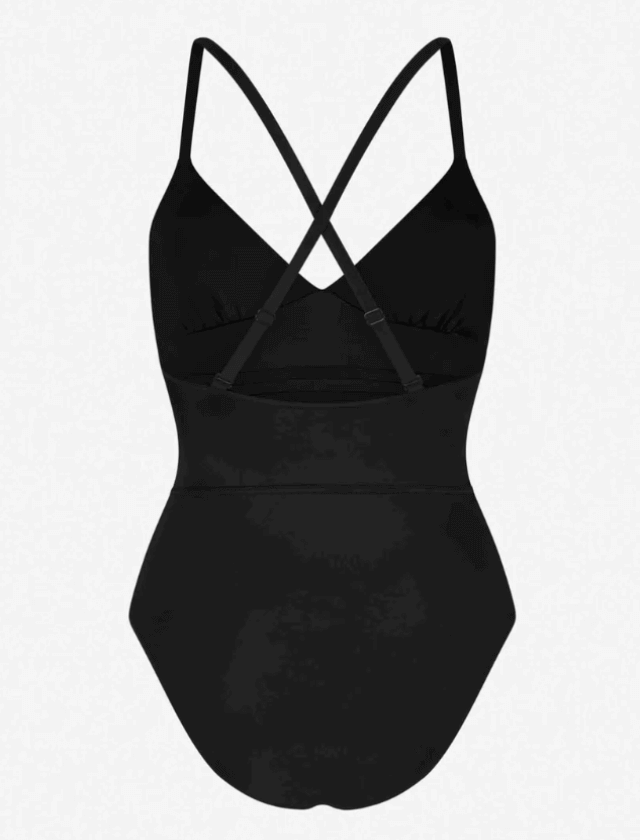 Maillot de bain menstruel une pièce col échancré en V - Néréïdes🩸🩸