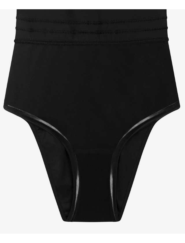 Maillot de bain menstruel une pièce col échancré en V - Néréïdes🩸🩸