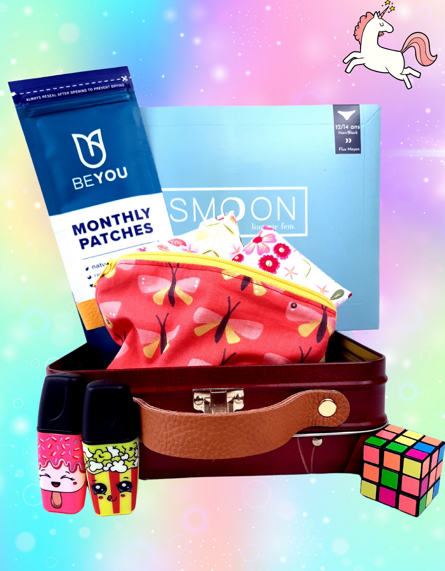 Coffrets cadeaux pour le bain et le corps - Coffret : Premières règles - Rañute - Rañute