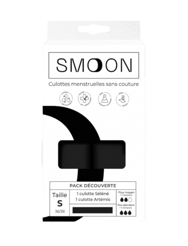 Pack découverte culottes menstruelles sans couture - Séléné & Artémis 🩸🩸-🩸🩸🩸