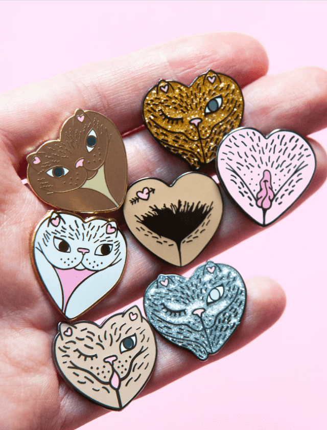 Pin's Vulvacat
