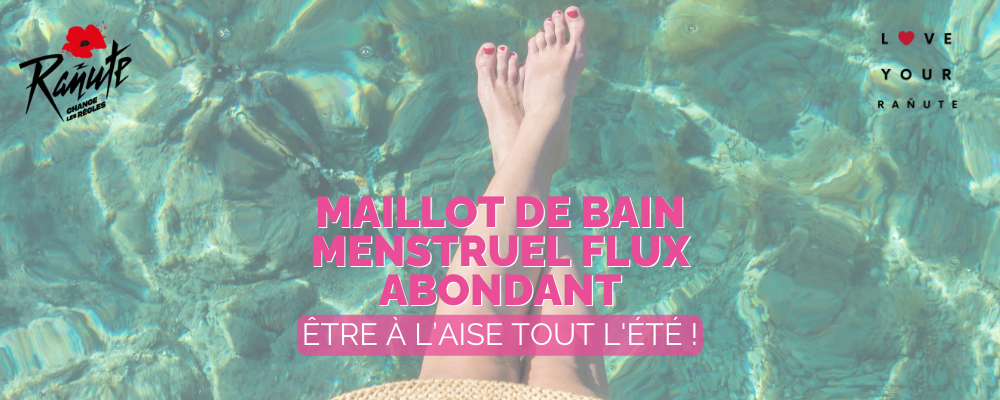 Maillot de bain menstruel flux abondant : Être à l’aise tout l'été !