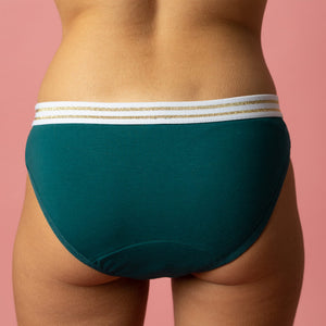 Culotte de règles - Iconic Blue Lagoon Light - Bloomie Loomie - Rañute-ch
