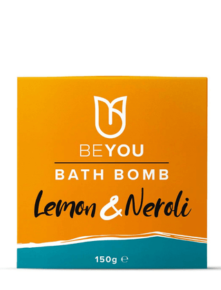 Be You : bombe de bain au citron et neroli. A retrouver dans les boutiques menstruelles Rañute, en Suisse