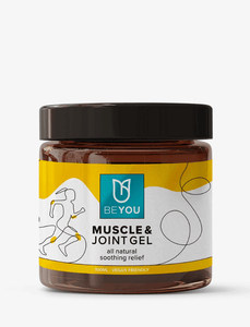 Gel décontractant musculaire et adapté pour soulager les douleurs pendant les règles. Gel de la marque Be You. A retrouver dans les boutiques menstruelles Rañute en Suisse.